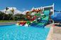 Eğlence Parkı Sürüşleri Çocuklar Büyük Su Oyunları Yüzme Havuzu için 3 Metre Yükseklikte Kaydırmalar